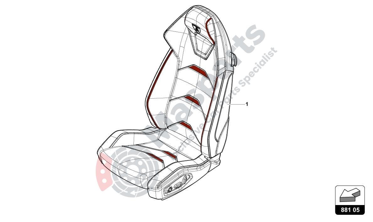 881-SEATS parts diagram