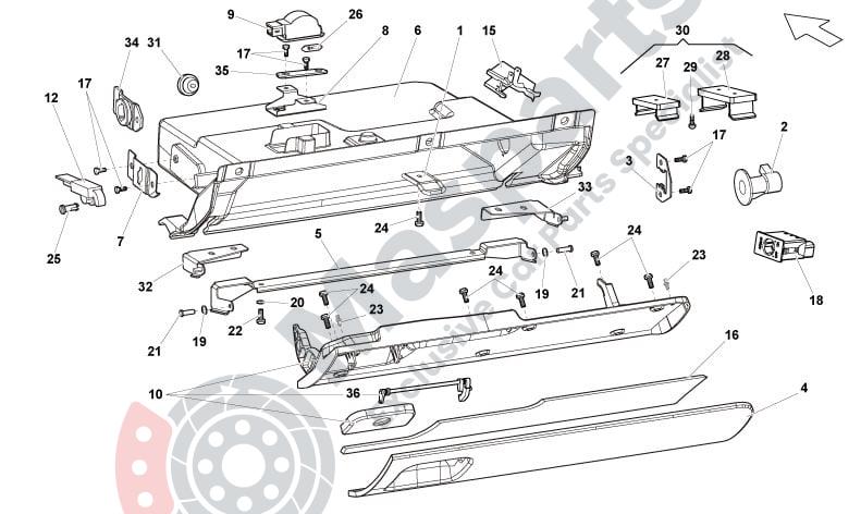 857-INNER EQUIPMENT parts diagram
