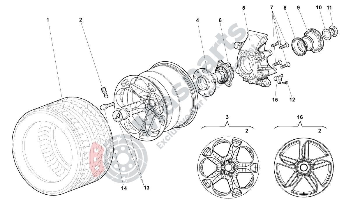 52-REAR SUSPENSION parts diagram
