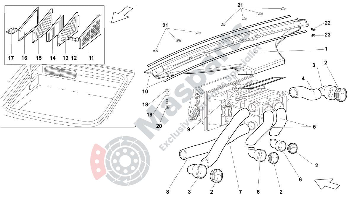 45-CLIMATE CONTROL parts diagram