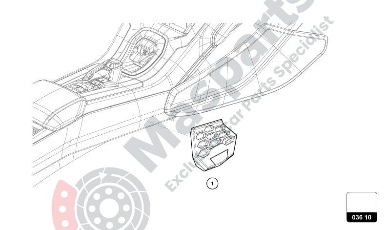036-INTERIOR parts diagram