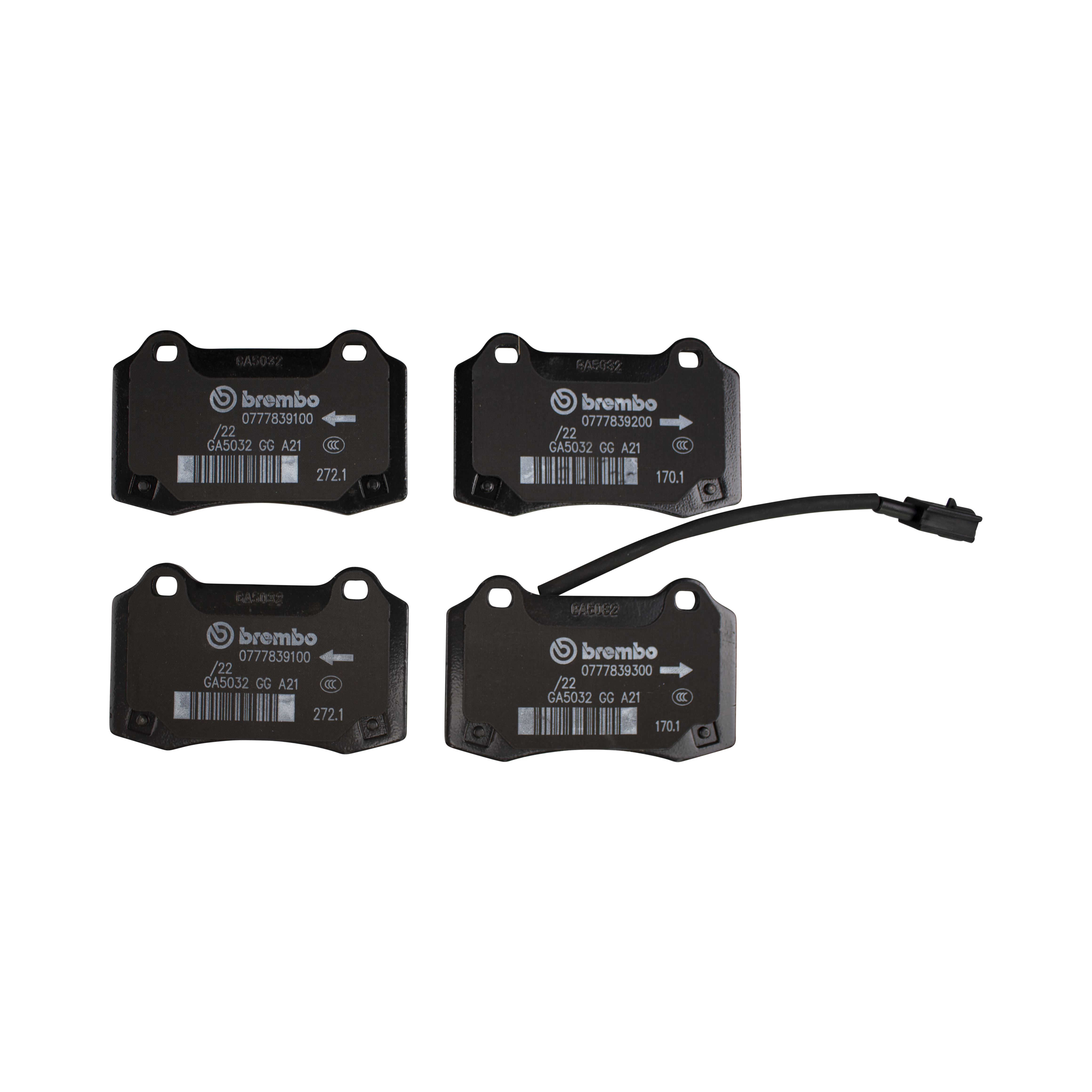 Maserati Rear Brake Pads Kit M156-57 673012039