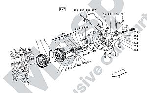 02.11-FRICTION DISCS AND HOUSING FOR F1 GEARBOX