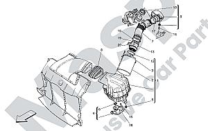 01.41-AIR FILTER, AIR INTAKE AND DUCTS