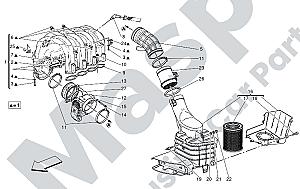 M1.40-INTAKE MANIFOLD AND THROTTLE BODY